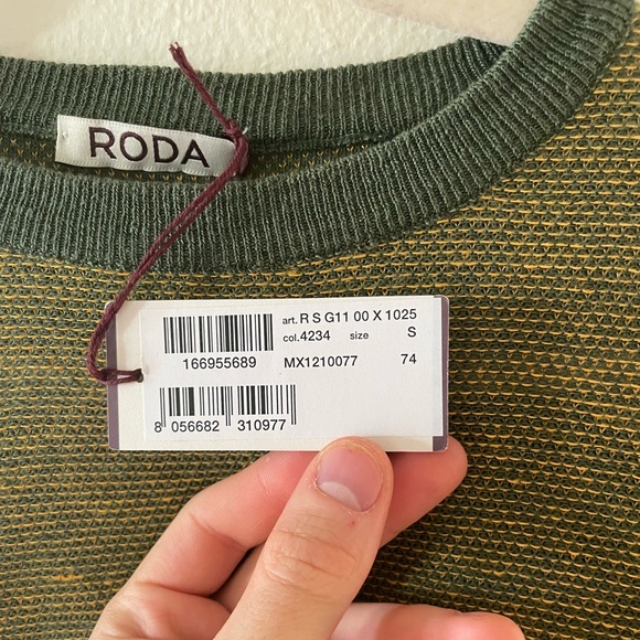 RODA Patterned Knit Linen Sweater - Picture 5 of 6